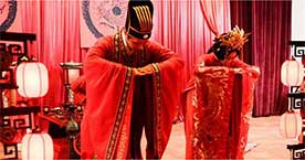 重阳节河南27对新人举行汉式集体婚礼