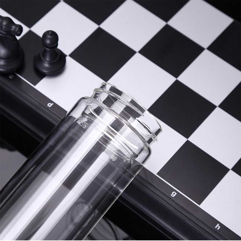 【优之雅】鲁道夫名爵玻璃杯 350ml 高硼硅玻璃水晶底座 内嵌茶漏滤网