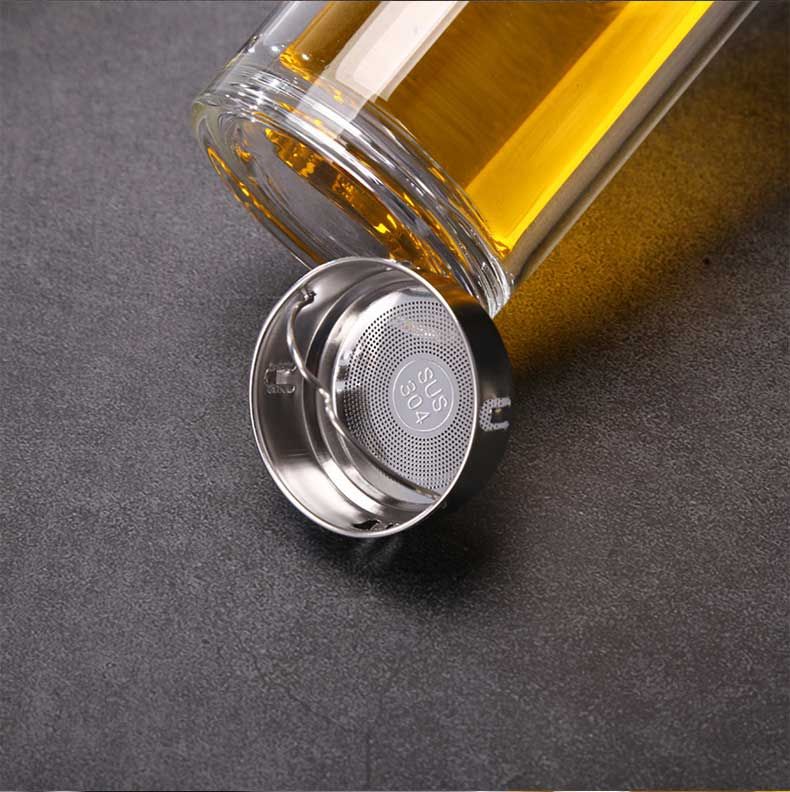 【优之雅】鲁道夫名途玻璃杯 350ml 采用优质高硼硅玻璃 耐高温 声音