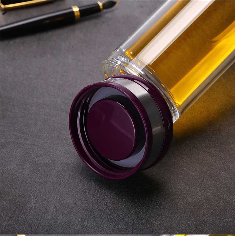 【优之雅】鲁道夫名途玻璃杯 350ml 采用优质高硼硅玻璃 耐高温 声音