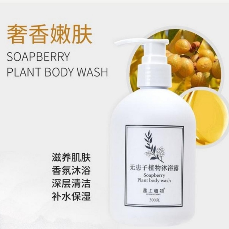 【遇上植物】无患子植物沐浴露 300ml/瓶 清爽 焕亮 滋养 精粹植物