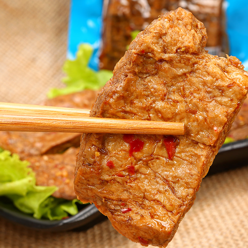 素牛排200g袋装素肉豆制品香辣烧烤卤香味休闲食品小吃