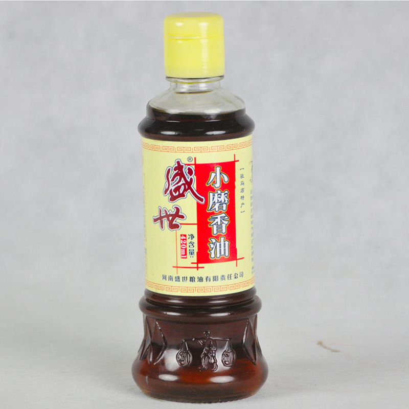 【盛世】小磨香油 420ml/瓶 麻油 火锅 凉拌 调味油 驻马店特产 